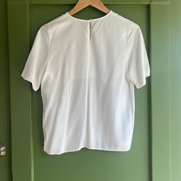 Jesse Kamm Women's steinem T-Shirt in Bone White Size Small - Picture 11 of 11